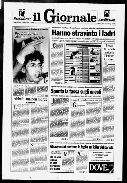 Il giornale : quotidiano del mattino